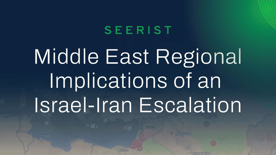 Middle East Regional Implications of an Israel Iran Escalation